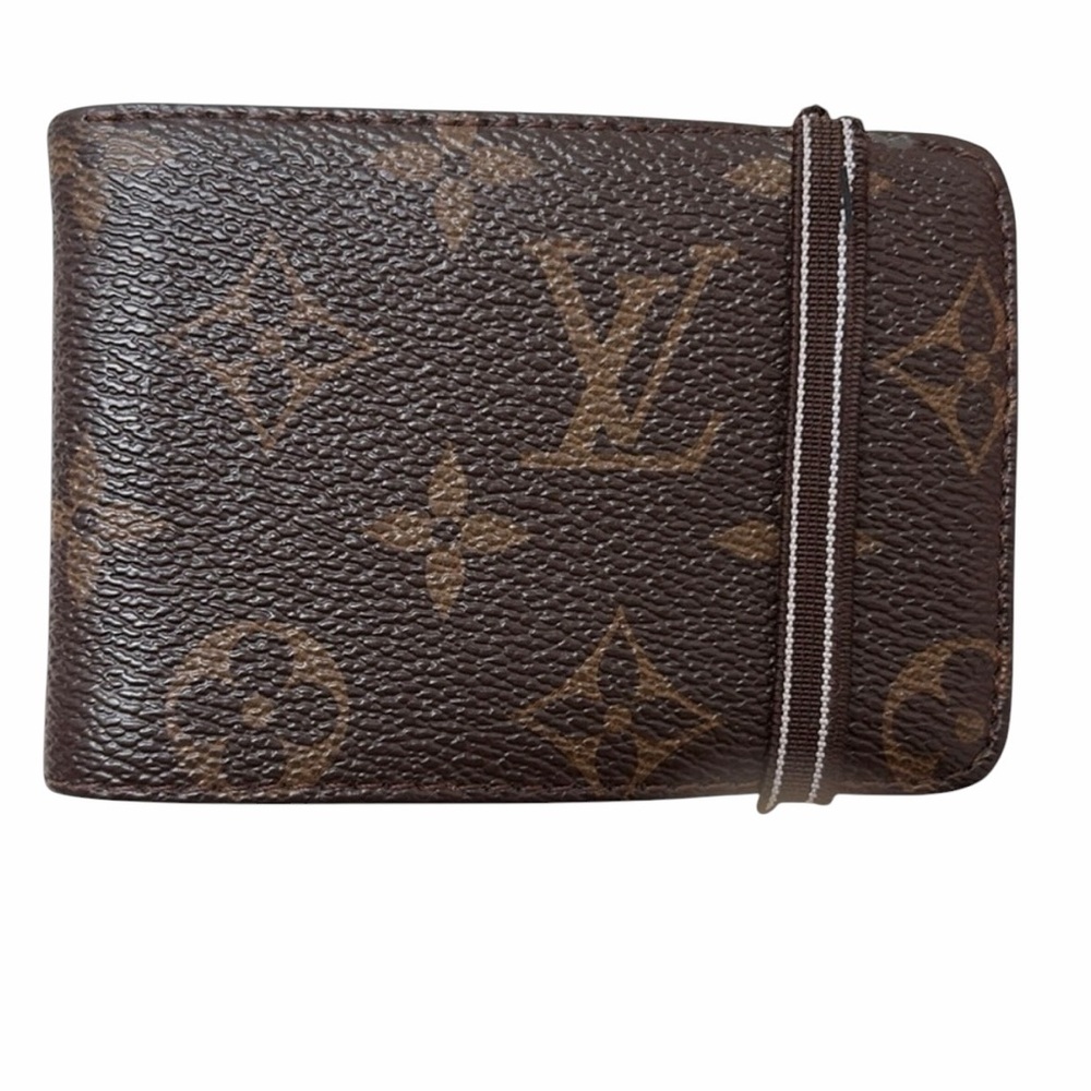 Brown Monogram Wallet with Strap